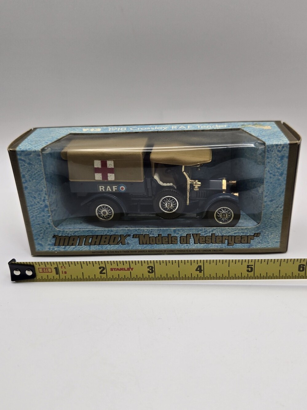 Matchbox Models of Yesteryear Y-13 1918 Crossley RAF Tender